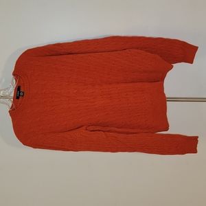 Men's J. Crew sweater. Orange. Large.